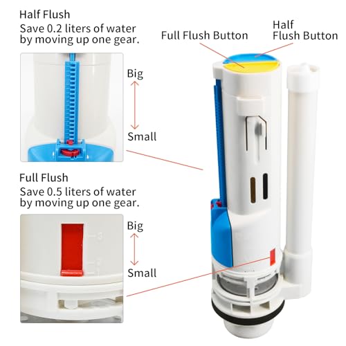 2 Inch Dual Flush Valve Replacement Kit for TOTO THU435/THU224