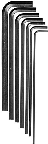 EKLIND 10407 Hex-L Key allen wrench - 7pc set SAE Inch Sizes 5/64-1/4 (12In shaft)