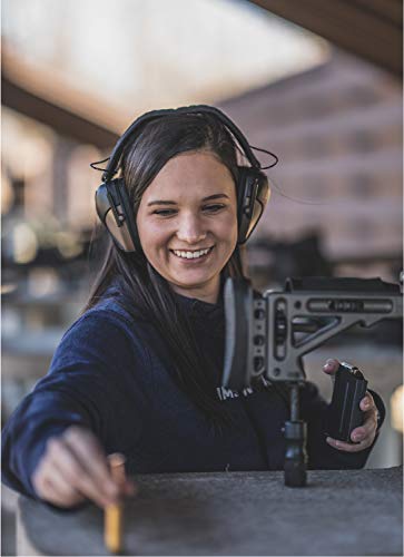 Caldwell E-Max Pro Electronic Hearing Protection Earmuffs Sound Amplification, Low Profile, for Range Shooting, Hunting - style: Pro-fde