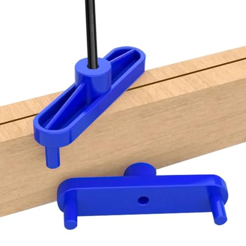 2 Pack Center Scribe Line Locator Scriber Center Finder Marker Positioner Positioning Ruler Scribing Gauge Centerline Measuring Tool for Woodworking Wooden DIY