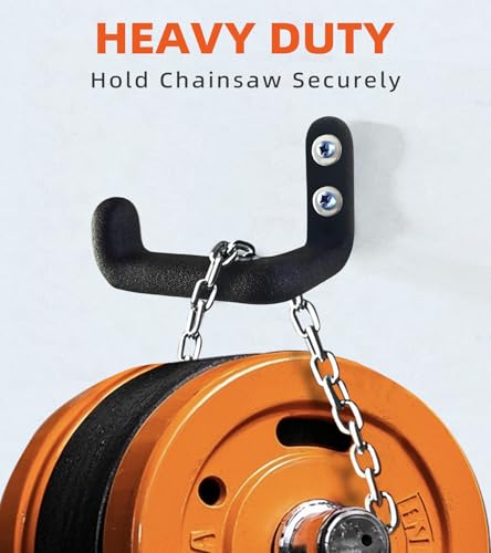 Chainsaw Hanger, 3 Pack Chainsaw Holder Wall Mount, Chainsaw Storage Hook - color: 3 Pack Hanger