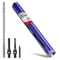 1-1/4" Core Drill Bit with Pilot Bit & Adapters(SDS Plus and 1/2" Hex), 5/8"-11 Thread, 9.5" Depth, Upgraded-Welded Segments Diamond Core Bits for Concrete, Masonry, Brick, Stone - size: 1-1/4"