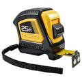 GRENPRO 25FT Magnetic Tape Measure, Double-Sided 1/32", Nylon Coated Blade - color: Yellow