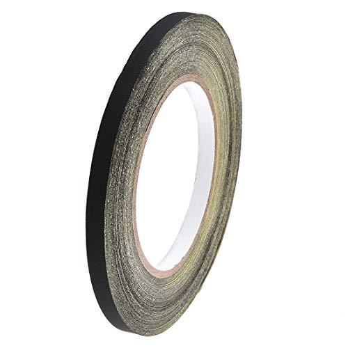 uxcell 8mm Acetate Cloth Tape for Laptop Electric Auto Guitar Repair High Temperature Adhesive Tape Black 30m/98.4Ft - size: 8mm