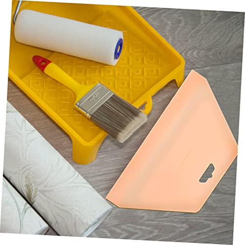 LIFKOME Wallpaper Smoothing Tool Kit 2 Pcs Plastic Scraper for Wallpaper Application Peel and Stick Wall Coverings Vinyl Films Air Bubble Removal Rounded Corners 8.85 X 4.92 X 0.11 in