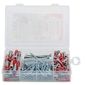 fischer PROFIBox DuoPower Assortment Box with 6x30 and 8x40 Universal Wall Anchors and PZ Screws for Concrete, Hollow Materials and Drywall - 80 Anchors & 80 Screws