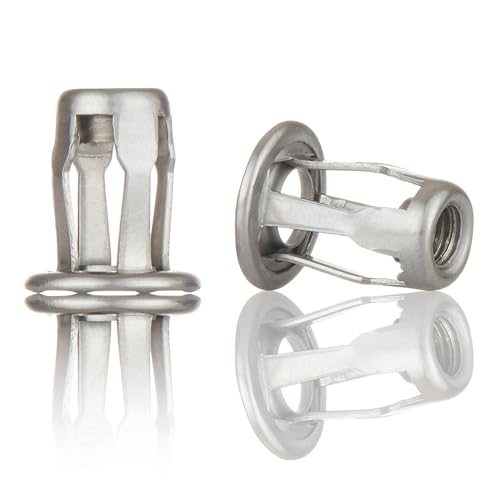 Jack nut Installation Tool Set Hand Thread Insert Jacknuts with Tool Kit - size: Stainless M5 Nuts-10PCS