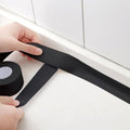 Black Caulk Tape Waterproof Self Adhesive Peel & Stick Sealing Strip for Kitchen Countertop Sink Backsplash Bathtub Floor Toilet Vinyl Tile Bathroom Decor, Better Than Silicone Sealant Caulking Tube - style: Black-1.5IN-10.5FT