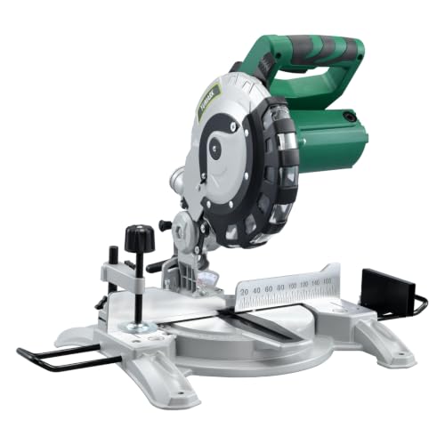 Miter Saw 8-1/4-Inch Compound Miter Saw Single Bevel Table Saw 5000RPM Corded Power Wood Circular Saw Lightweight Chop Saw