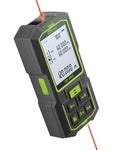Inkerma Dual Laser Measurement Tool, 393Ft/120M Bilateral Laser Distance Meter, Rechargeable Laser Measure with Ft/in/M Multiple Units, Angle Sensor, Pythagorean Mode, Area and Volume - style: 393ft