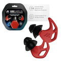 AXIL X20 Noise Reduction Ear Plugs, 24dB Hearing Protection, Red - color: Red
