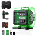 MEREO Laser Level 360 Self Leveling, 4D High Accuracy Green Laser 16 Line