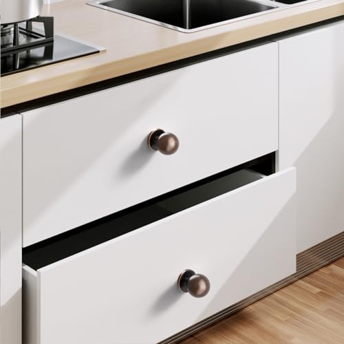 Asidrama 10 Pack Oil Rubbed Bronze Kitchen Cabinet Knobs, Cabinet Knobs Kitchen Cabinet Hardware for Cupboard Drawer Knobs Dresser Knobs 1038 - color: Oil Rubbed Bronze, style: 10 Pack