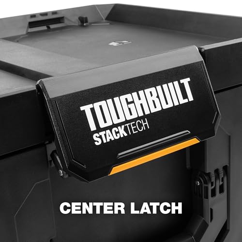 ToughBuilt StackTech XL Stackable Tool Box with Lock and Removable Tray - size: X-Large
