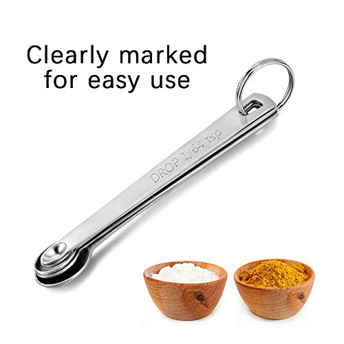1Pack Mini Measuring Spoon Set, Small Teaspoon for Tiny Measurement