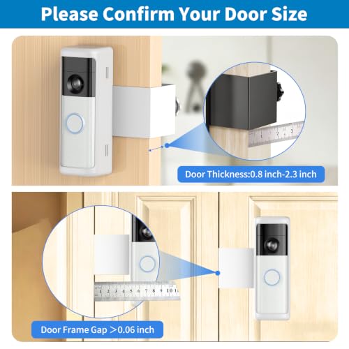 Anti-Theft Doorbell Mount for 2026 Battery Doorbell/Plus/Pro (2nd Gen) - color: White