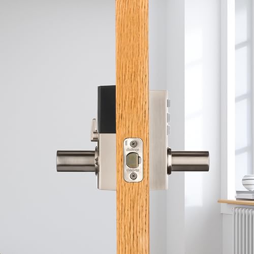 Kwikset 917HFL-15S Smartcode Keypad Electronic with Halifax Lever SmartKey with 6AL Latch and RCS Strike Satin Nickel Finish - color: Satin Nickel