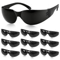 10 Pack Safety Glasses for Men Women, ANSI Z87.1 Certified - color: Black