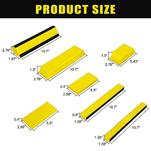 Werhoo 7Pcs Hand Sanding Block Set