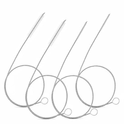 40-Inch 4-Pack Extra Long Pipe Cleaner Brushes for Straws & Kegerator Tubes
