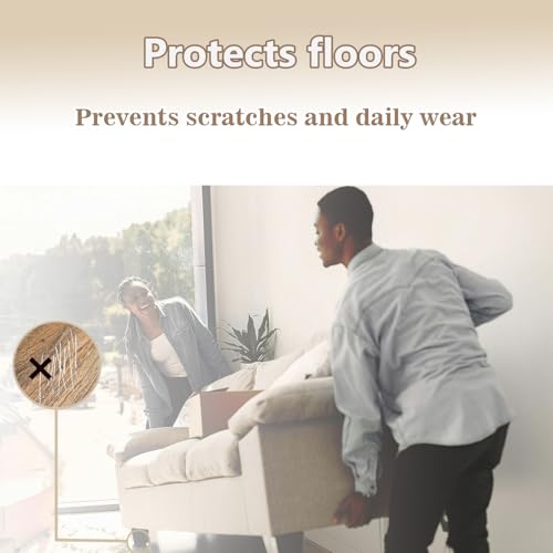 Yelanon Felt Furniture Pads for Hardwood Floors -24 Pcs 2.5" Premium Felt Pads for Chair Legs, Floor Protectors for Furniture, Brown - size: 24 pcs Brown Square