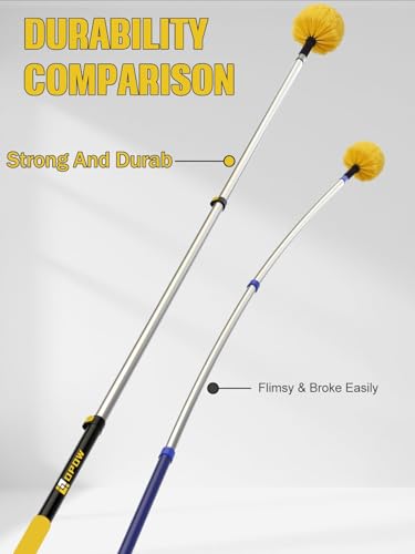 4.6-30FT Telescopic Extension Pole,Heavy-Duty Multi-Purpose Extendable Pole - size: 30 Feet