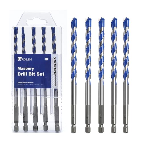 5 Pack 5/16 inch Concrete Drill Bit Set, Masonry Drill Bit Set - style: 5/16"（5 Pcs）