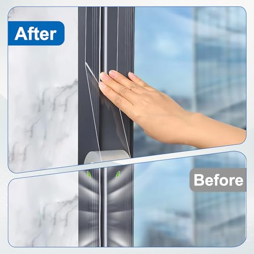 Window Insulation Tape for Winter Heavy Duty Weather Stripping Sealing Film Tape Draft Stopper 3 in x 33 Ft Keep Warm & Save Energy Easy Apply & Remove for Doors and Windows - size: 3 IN * 33 FT