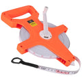 Open Reel Tape Measure 165 Feet, Fiberglass Tape Measure, Yard Measuring Tape Fit for Sports Field, Outdoor, Engineer,Track, Durable Dual-Sided Measuring Reel with Feet and Meters (1/2') - size: 50 m