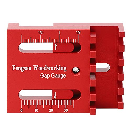 Depth Measuring Ruler Woodworking Mini Gaps Gauge Aluminum Alloy Line Marking Gauge Depth Measuring Ruler