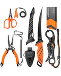 KastKing SteelStream Fishing Tool Set, Fishing Gear | Corrosion Resistant Fishing Pliers, Fillet Knife, Scissors, 55 lb Floating Fish Lip Gripper, Multi-Function Fishing Tools