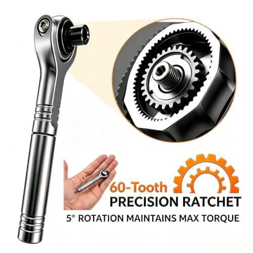 40-in-1 Magnetic Ratcheting Screwdriver Set with 180° Rotating