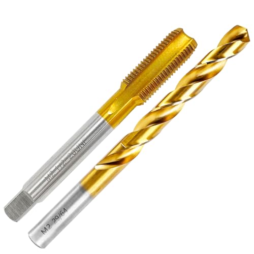 1/2"-20 UNF Tap and 29/64" Drill Bit kit for Metal,M2 HSS Drill and Tap Set - size: 1/2"-20 Tap, 29/64" Drill