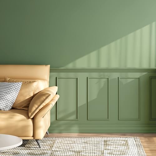 INMOZATA Pre-Cut Peel and Stick Wall Molding Wainscoting Panels, 24" x 12" - size: 24" x 12"