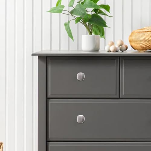 10 Pack Brushed Satin Nickel Kitchen Cabinet Knobs Drawer Knobs Kitchen Cabinet Hardware Zinc Alloy Handles Drawer Knobs Dresser Handles - color: Brushed Satin Nickel, size: Knob