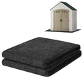 ToLanbbt Outdoor Storage Shed Floor Mat, 5 x 4 FT Waterproof Carport Mat, Washable Furniture Pad with Non Slip Backing for Dust, Oil, Protection, Storage Shed Not Included - size: 5 x 4 FT