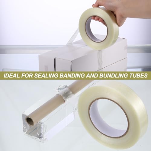 Treela 30 Rolls Filament Strapping Tape Bulk 1 Inch x 60 Yards - size: 1 Inch X 60 Yards