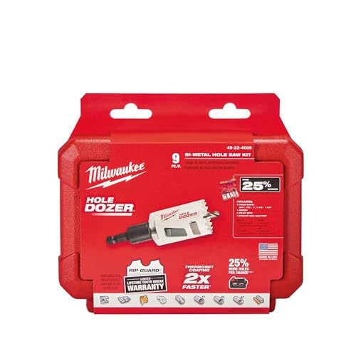 MILWAUKEE'S Hole Saw Kit,Saw Range 3/4" to 2-1/4", 1 Count (Pack of 1)