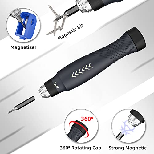 JAKEMY Precision Screwdriver Set: Building-block Screwdriver for Men, 25 in 1 Repair Tool Kit for Laptop, Computer, Macbook, iPhone, Watch, Eyeglasses - color: 8185a - 25 in 1