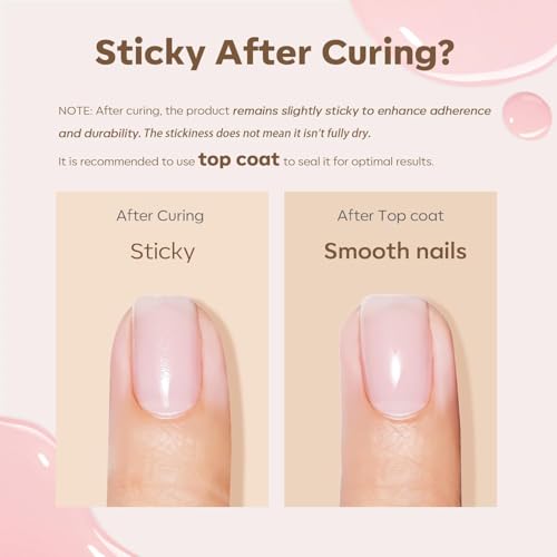 modelones Builder Nail Set, Builder Base Colors Nude Netural- 6Colors - color: B4-Soft Blush