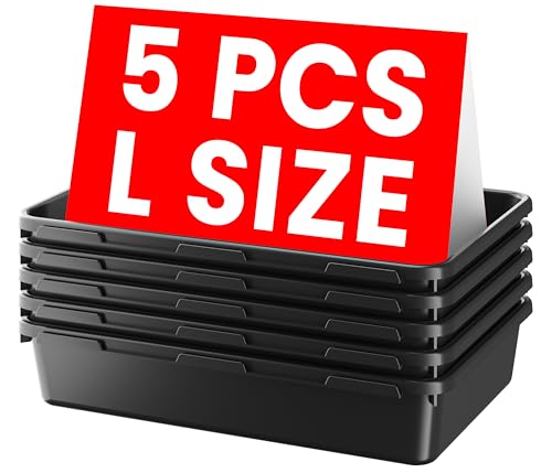 A-LUGEI【Large Size】【5 Pcs】 Tool Box Organizer Tray Divider Tool Chest - size: 5pcs-L Size