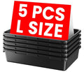 A-LUGEI【Large Size】【5 Pcs】 Tool Box Organizer Tray Divider Tool Chest - size: 5pcs-L Size