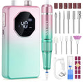 SAVILAND 40000RPM Professional Nail Drill 30S Removal Electric Nail File - color: Mint Green