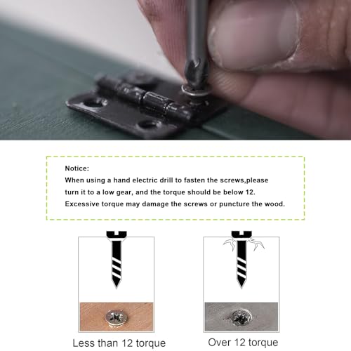 M3x8mm Small Wood Screws, Black Phillips Flat Head Short Screws 150pcs - color: M3-Black, size: 150PCS-8mm