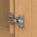 Chibery 20 Pack Face Frame Cabinet Hinges, 1/2" Overlay, Soft Close, 105° - size: 1/2 Inch Overlay