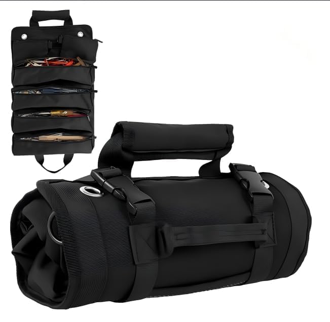 Tool Bag, Tool Roll, Wrench Roll, Heavy Duty Portable Storage