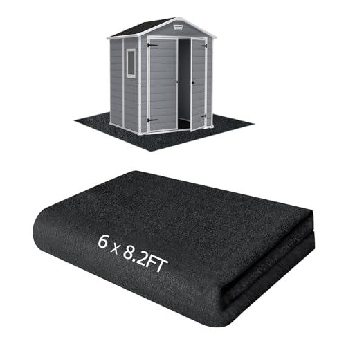 6x8.2FT Outdoor Storage Shed Floor Mat, Tent Carpet for Camping Furniture - size: 6 x 8.2 FT