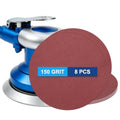 8 Pack 10 Inch PSA Sanding Discs 150 Grit Aluminum Oxide, Red - size: 150 grit
