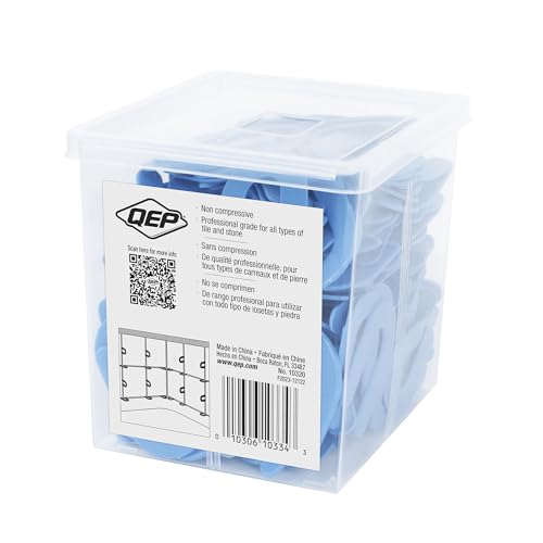 QEP 1/16" Horseshoe Shim Tile Spacers for Marble, Granite and Stone Floor and Wall Installations (200 Pack) - style: 1/16-Inch 200-Pack