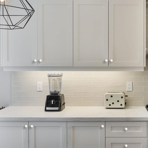 Asidrama 6 Pack Brushed Satin Nickel Kitchen Cabinet Knobs - color: Brushed Satin Nickel, style: 6 Pack